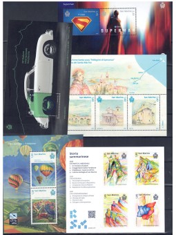 SAN MARINO 2025 Complete Year 15v + 7 s/s MNH**