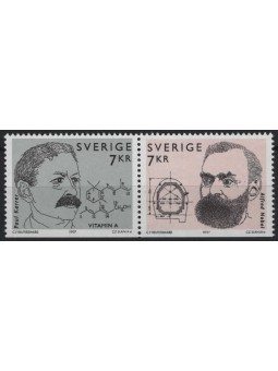 SWEDEN 1997 Nobel Prize 2v MNH**