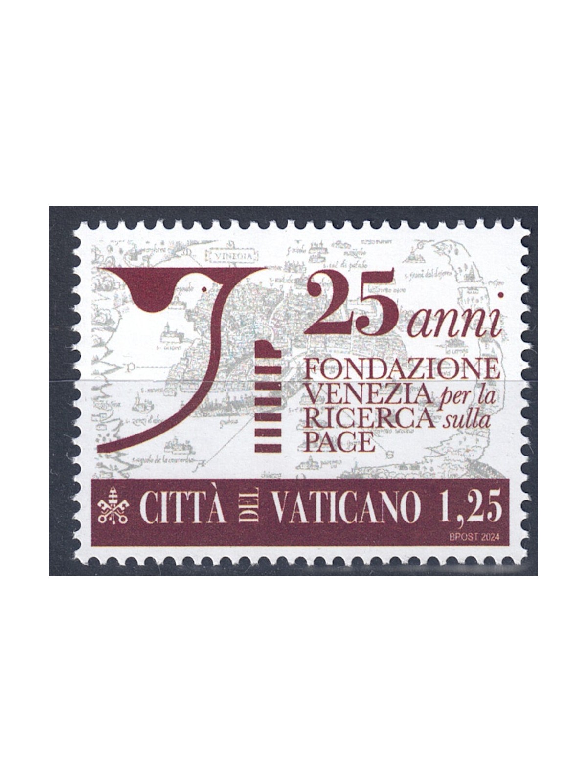 VATICANO 2024 Fondazione Venezia per la ricerca sulla pace MNH**
