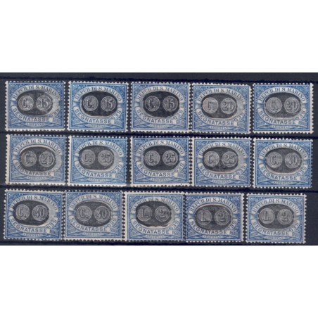 SAN MARINO 1931 Postage Due 15v MH*