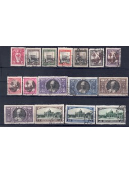 VATICAN 1933 Gardens and medallions 16v us