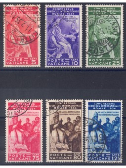 VATICAN 1935 International Juridical Congress 6v us