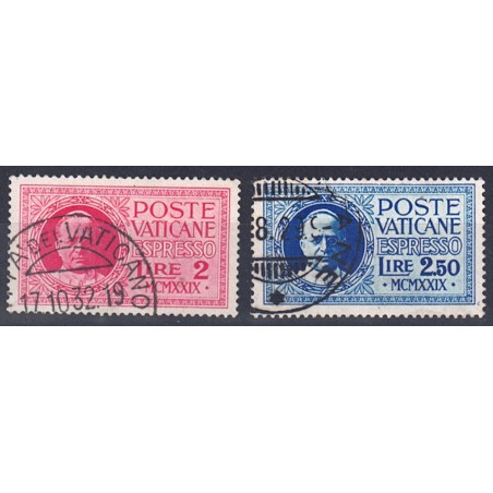 VATICANO 1929 Conciliazione, espressi 2v us