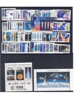 EUROPA CEPT 1991 Annata Completa 82v + 2 BF MNH**