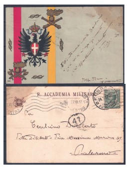 First World War Military Postcard, 1917  Royal Military Academy