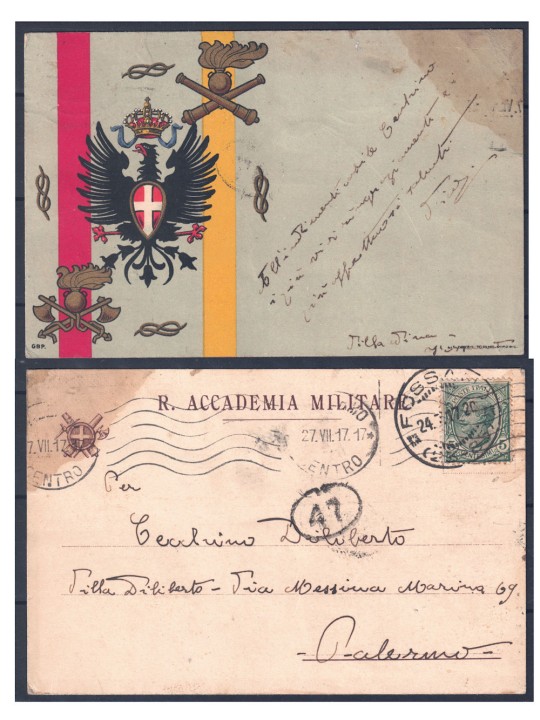 First World War Military Postcard, 1917  Royal Military Academy