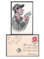 Humorous Military Postcard, 1930