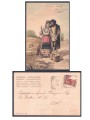 Cartolina 1903 Costumi Tradizionali