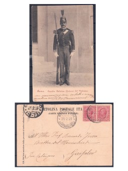 Postcard 1923 Palatine Guard Vatican Rome