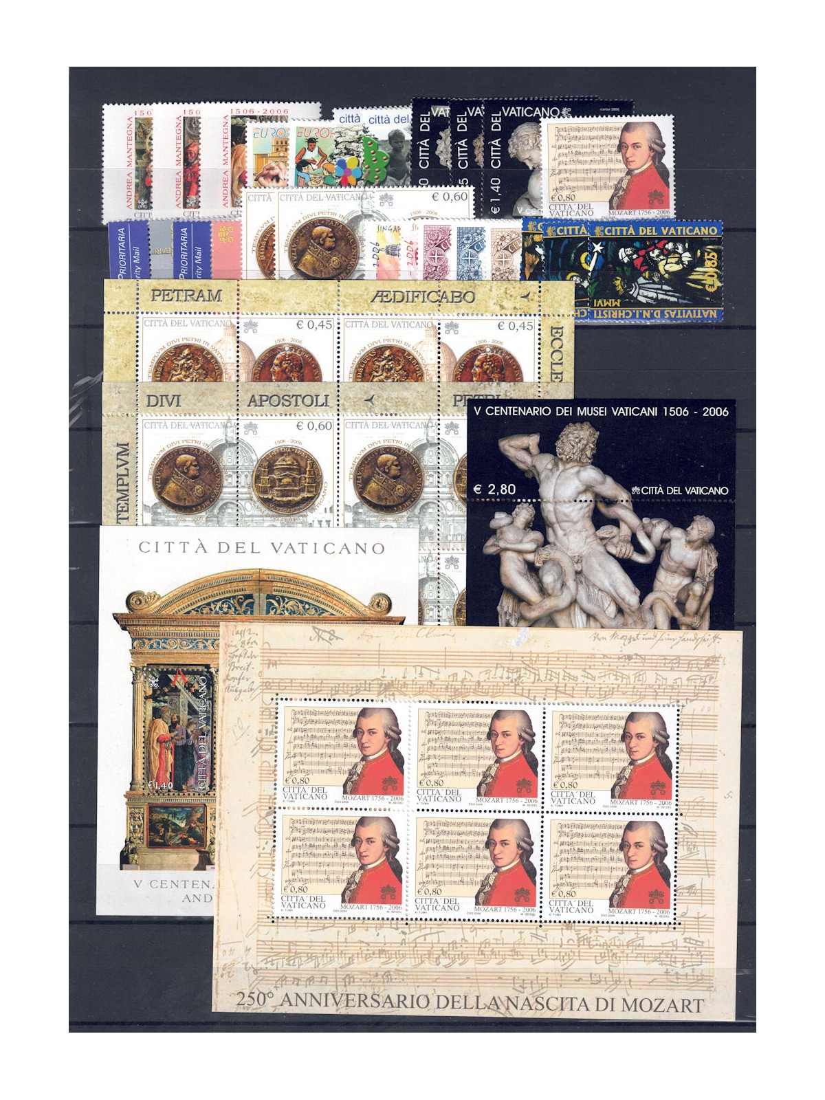 VATICANO 2006 Annata Completa 25v + 5 BF MNH**