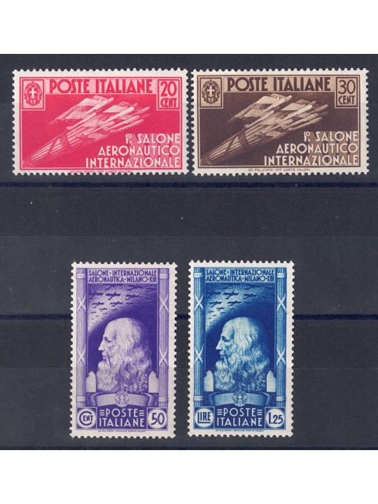 ITALIA REGNO 1935 Salone Aeronautico 4v MH*