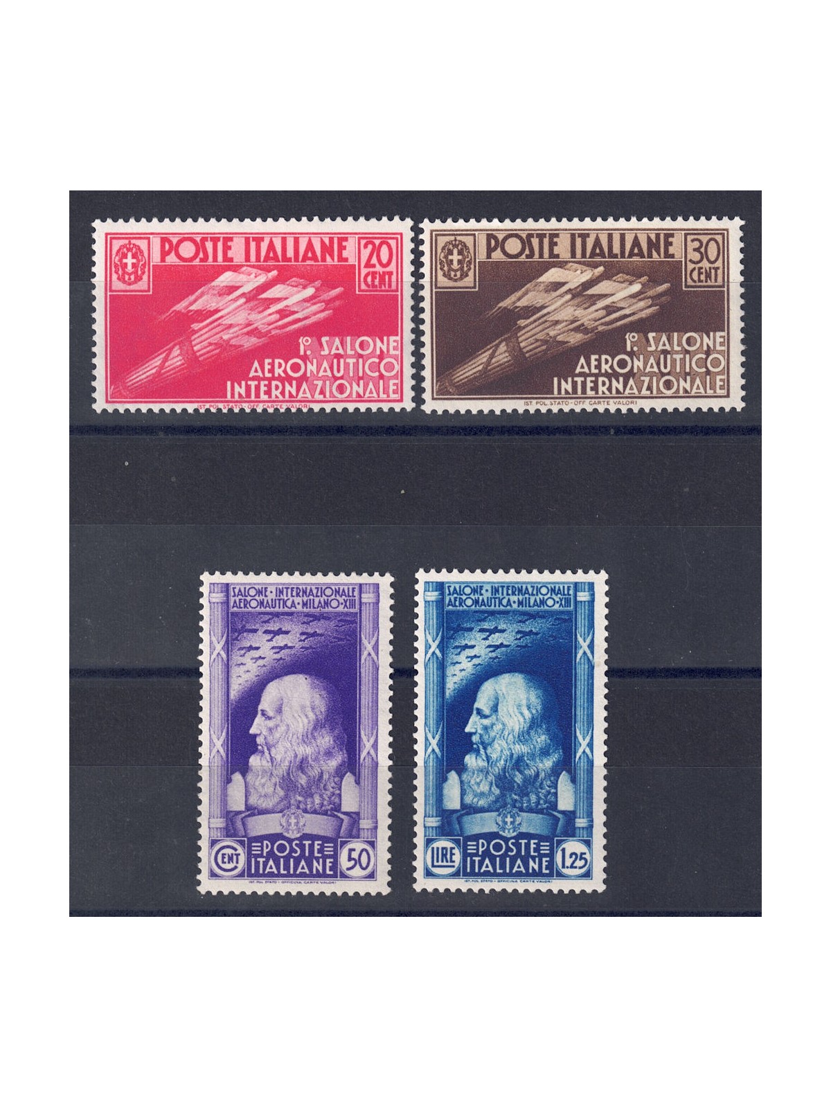 ITALY KINGDOM 1935 Air Show 4v MH*