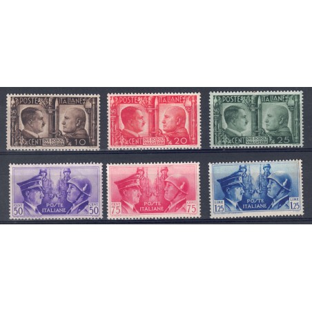 ITALY KINGDOM 1941 Brotherhood in Arms 6v MH*
