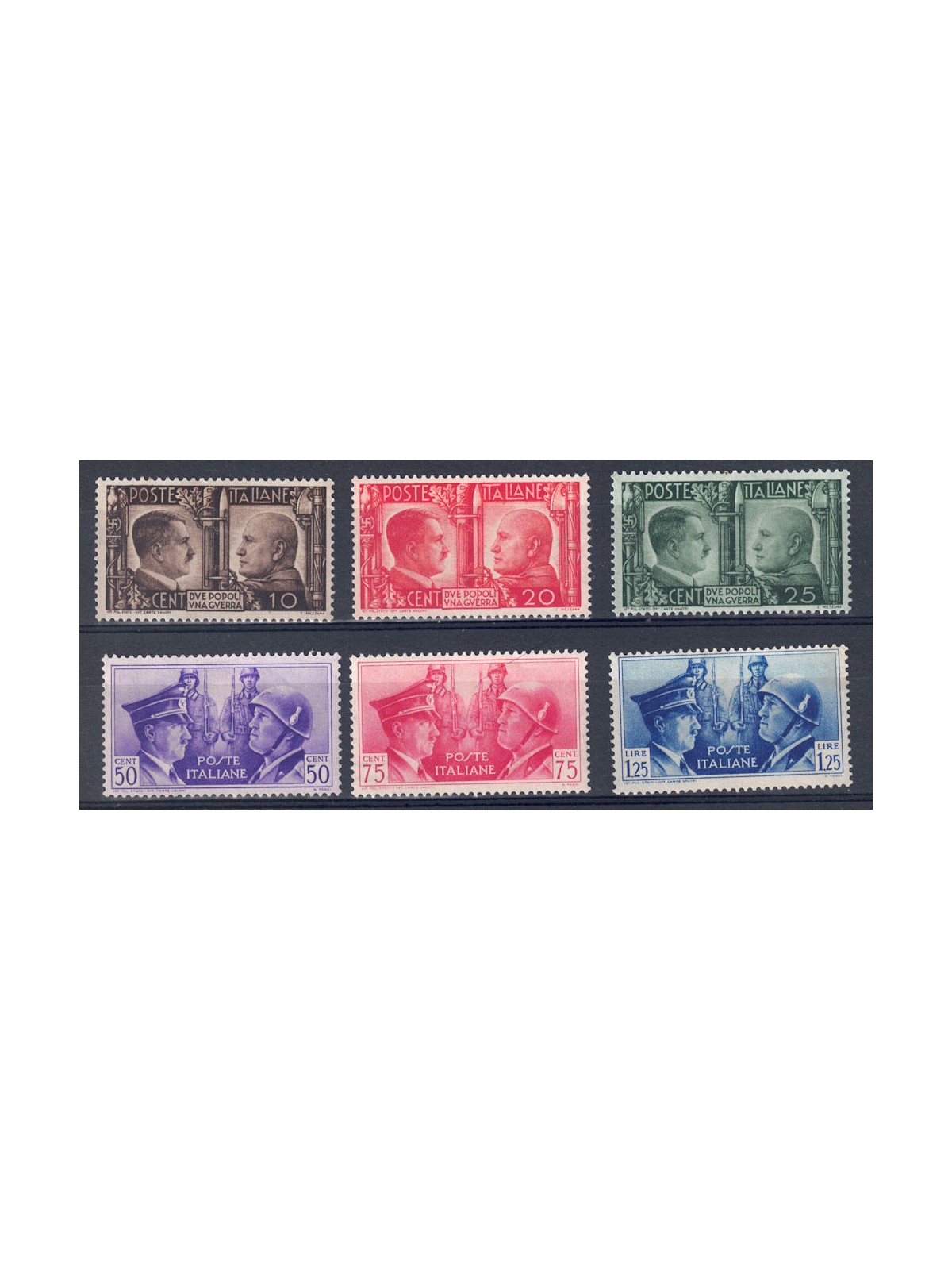 ITALY KINGDOM 1941 Brotherhood in Arms 6v MH*