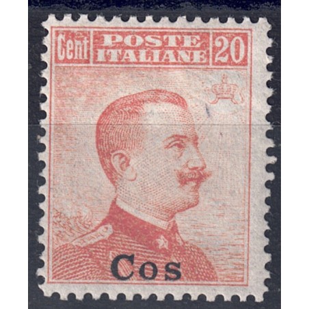 EGEO COO 1917 20c arancio senza filigrana MH*