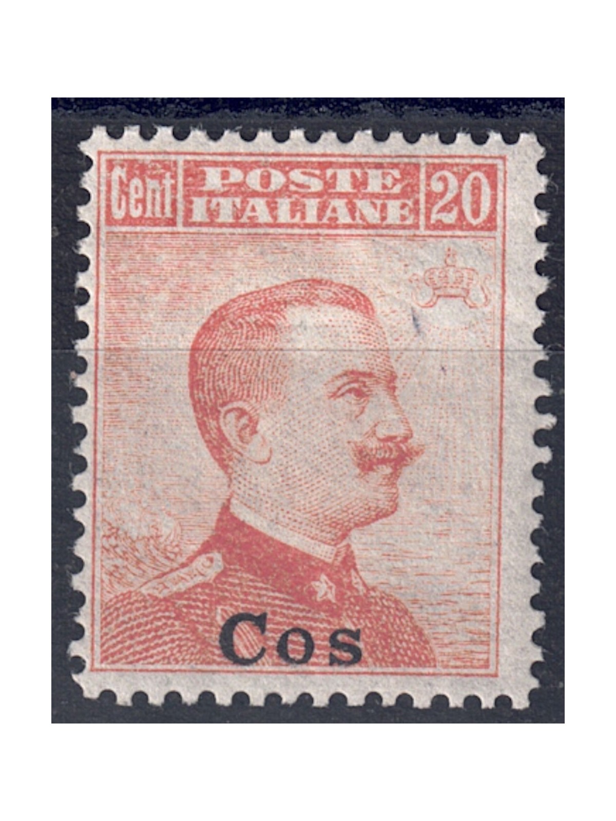 EGEO COO 1917 20c arancio senza filigrana MH*
