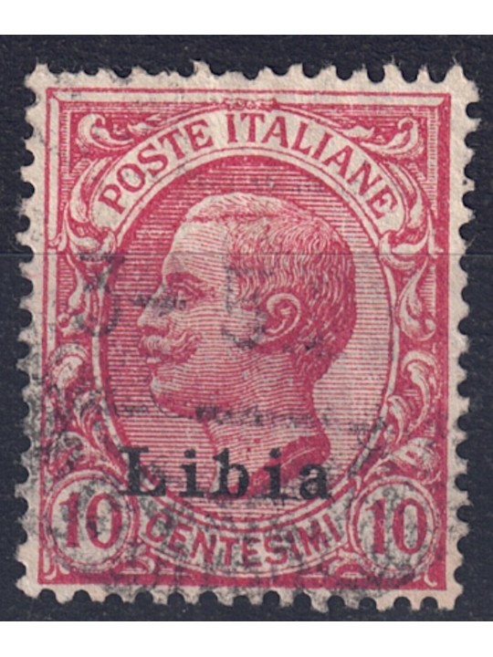 LIBIA 1912-17 10c rosa us