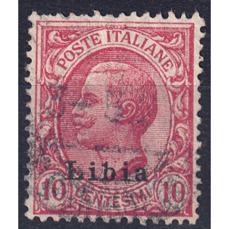LIBIA 1912-17 10c rosa us