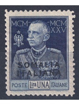 ITALIAN SOMALIA 1925-26 King's Jubilee 1£ dent. 11 MH*