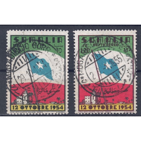 SOMALIA AFIS 1954 Establishment of the Somali Flag 2v us