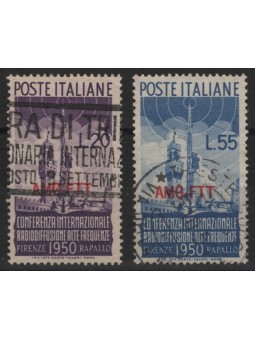 TRIESTE A 1950 Broadcasting 2v used