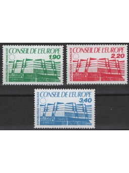 FRANCIA 1986 Servizio (Consiglio d'Europa) 3v MNH**