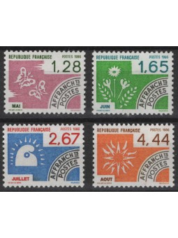 FRANCIA 1986 Preannullati (I Mesi dell'Anno - 2ª Serie) 4v MNH**