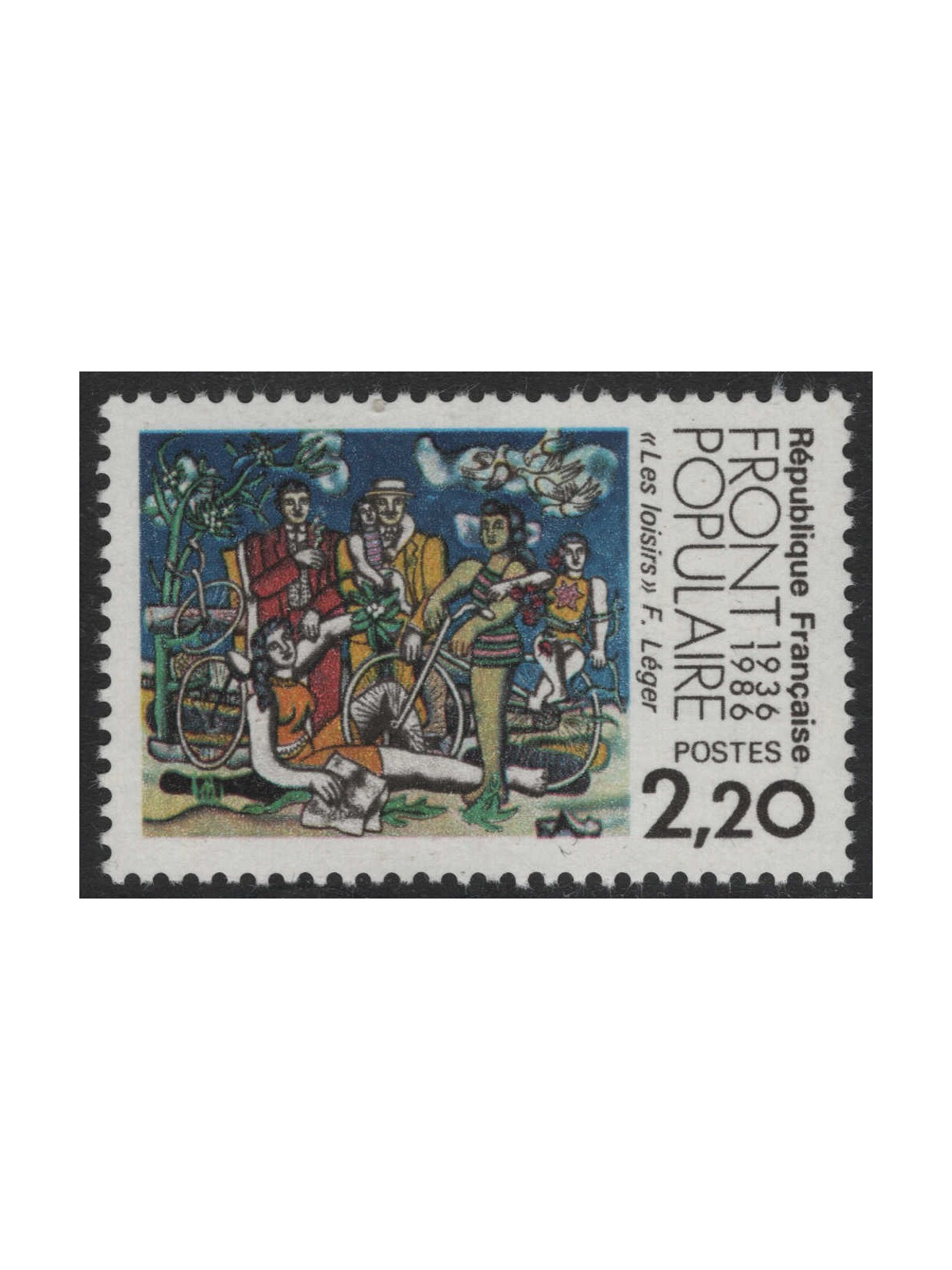 FRANCE 1986 Popular Front MNH**