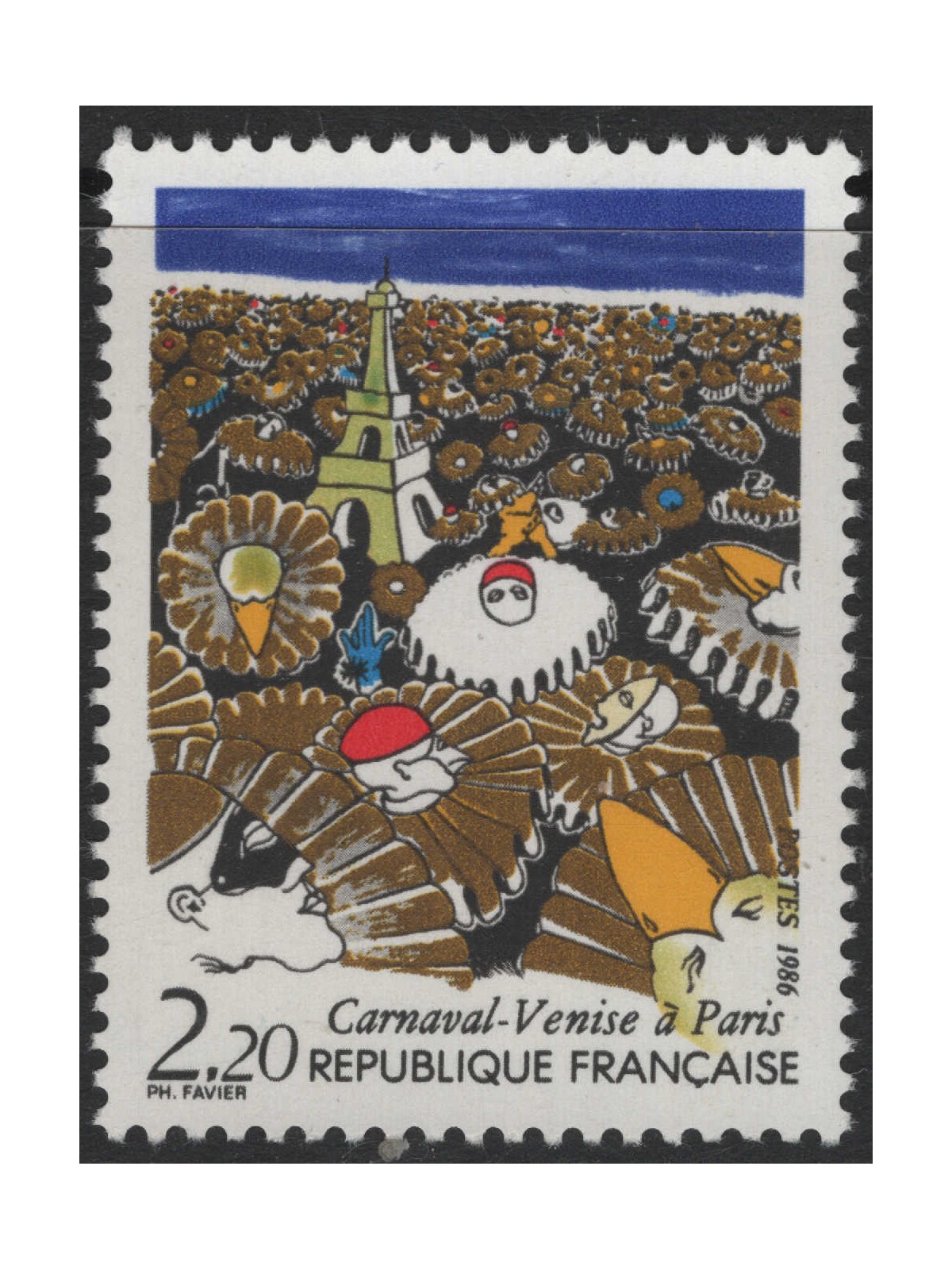 FRANCE 1986 Carnival MNH**