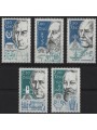 FRANCE 1986 Famous People 5v MNH**