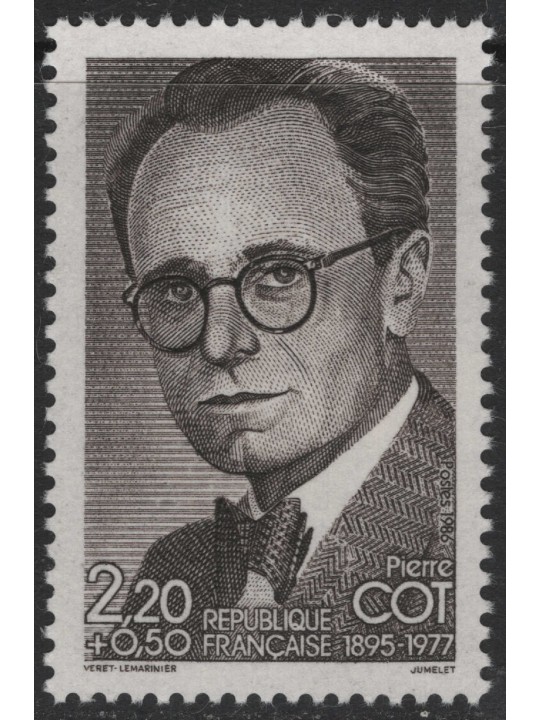 FRANCE 1986 Pierre Cot MNH**