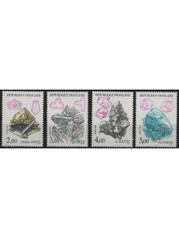 FRANCIA 1986 Natura in Francia (Minerali) 4v MNH**