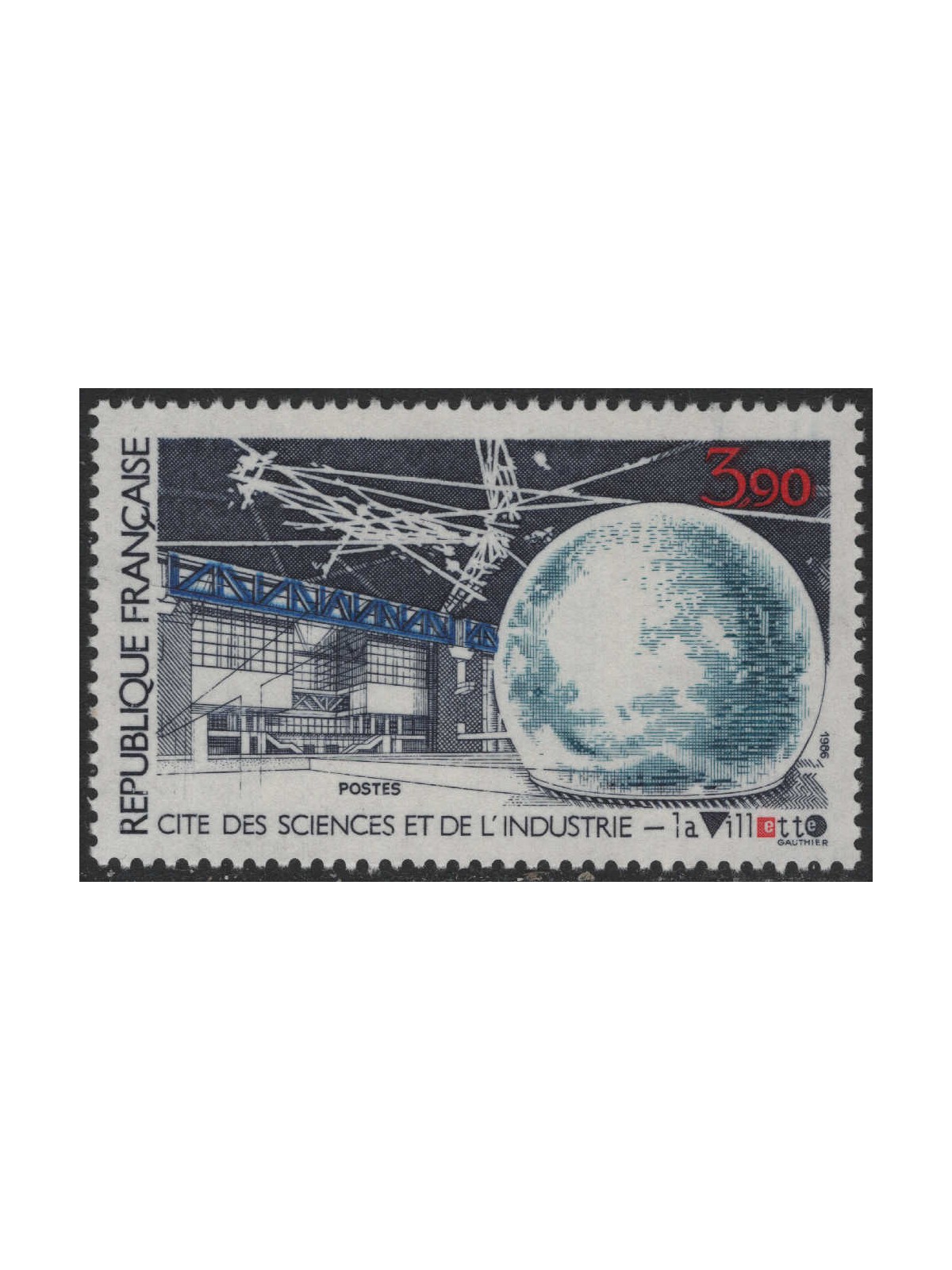 FRANCIA 1986 Museo della Scienza MNH**