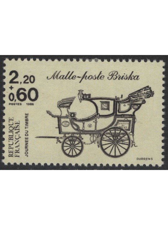 FRANCIA 1986 Giornata del Francobollo (da libretto) MNH**