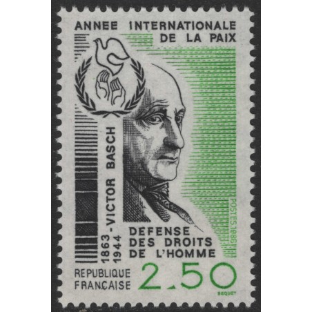 FRANCE 1986 International Year of Peace MNH**