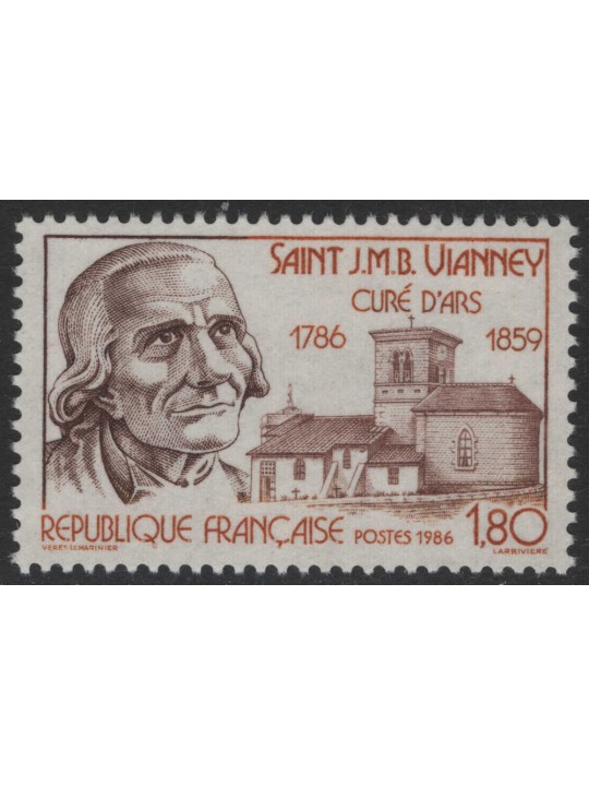 FRANCIA 1986 Jean-Marie Baptiste Vianney MNH**