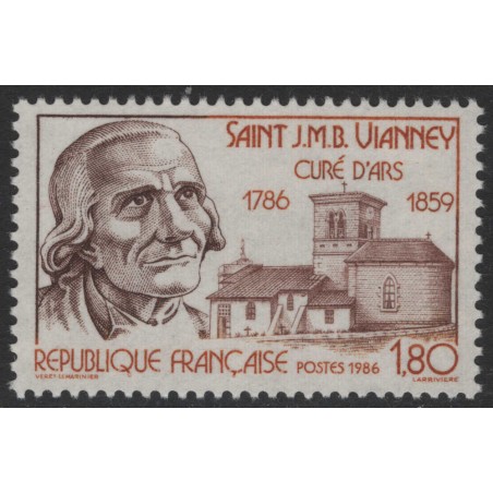 FRANCIA 1986 Jean-Marie Baptiste Vianney MNH**