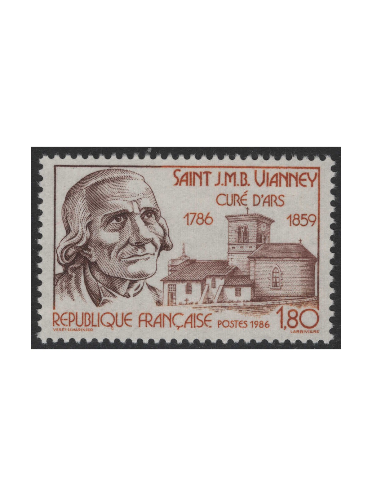 FRANCE 1986 Jean-Marie Baptiste Vianney MNH**