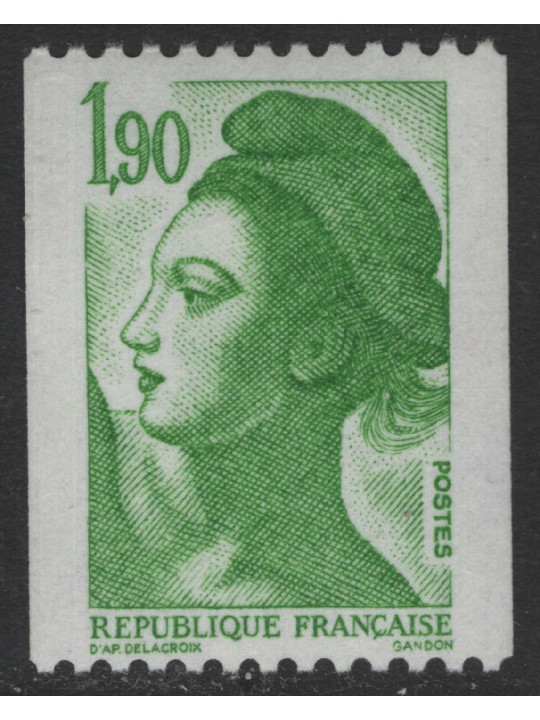 FRANCE 1986 Freedom (coil) MNH**