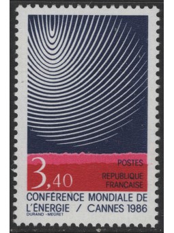 FRANCIA 1986 Conferenza sull'energia MNH**
