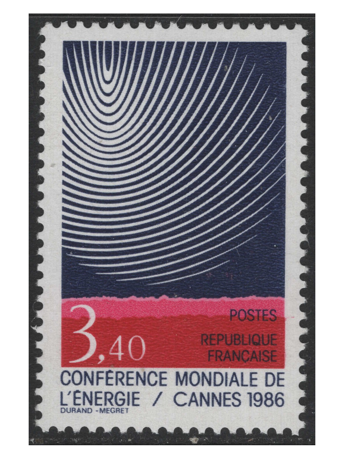 FRANCIA 1986 Conferenza sull'energia MNH**