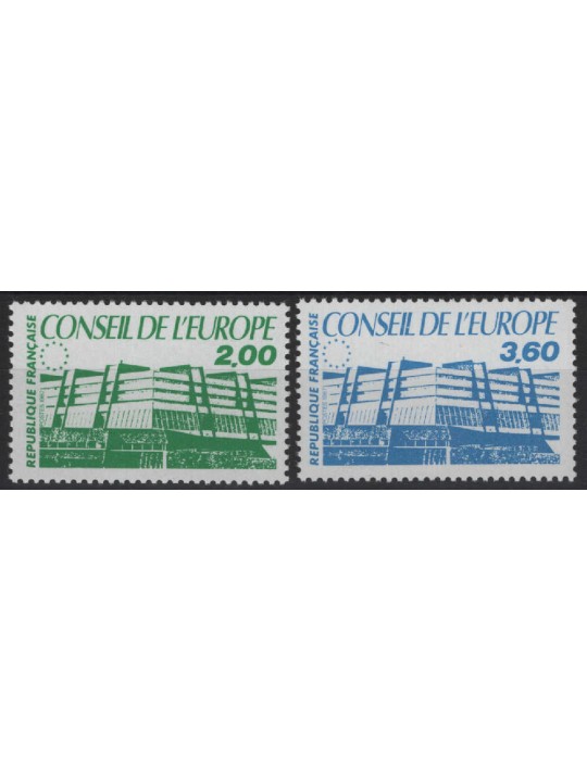 FRANCIA 1987 Servizio (Consiglio d'Europa) 2v MNH**