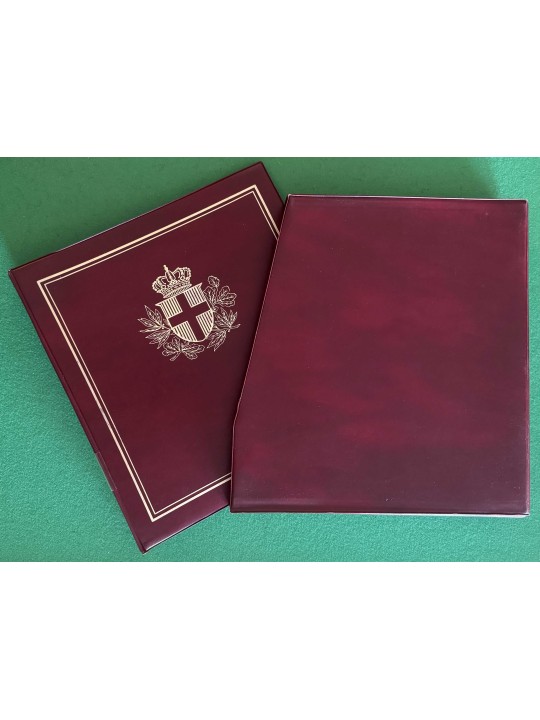 SECRIAN Cartella con custodia Regno d'Italia (bordeaux)