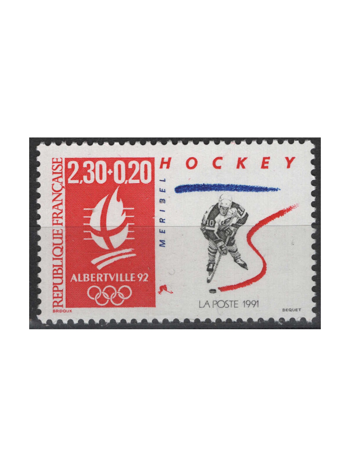 FRANCE 1991 Olympic Games (Hockey) MNH**