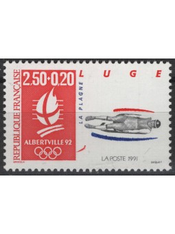 FRANCIA 1991 Giochi olimpici (Slittino) MNH**