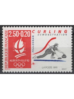 FRANCIA 1991 Giochi olimpici (Curling) MNH**