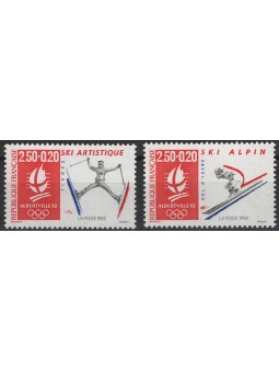 FRANCE 1991 Olympic Games 2v MNH**