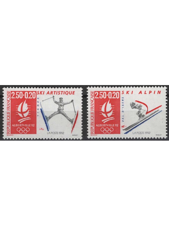 FRANCE 1991 Olympic Games 2v MNH**