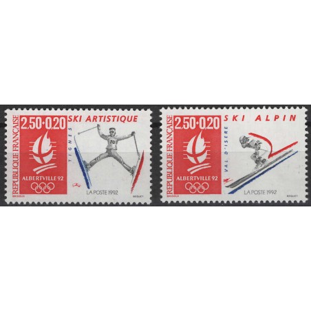 FRANCIA 1991 Giochi olimpici 2v MNH**