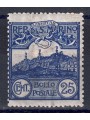 SAN MARINO 1903 25c blue MH*